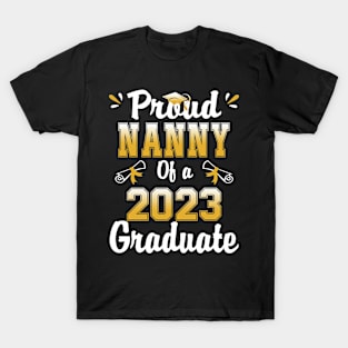 Proud nanny of a class of 2023 graduate senior graduation T-Shirt